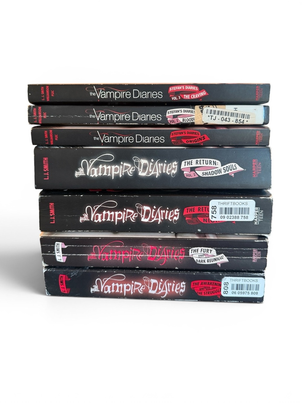 The Vampire Diaries Book Lot – 7 Books by L.J. Smith